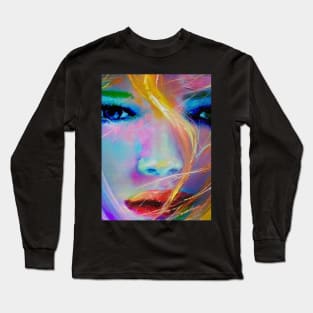 abstract woman Long Sleeve T-Shirt